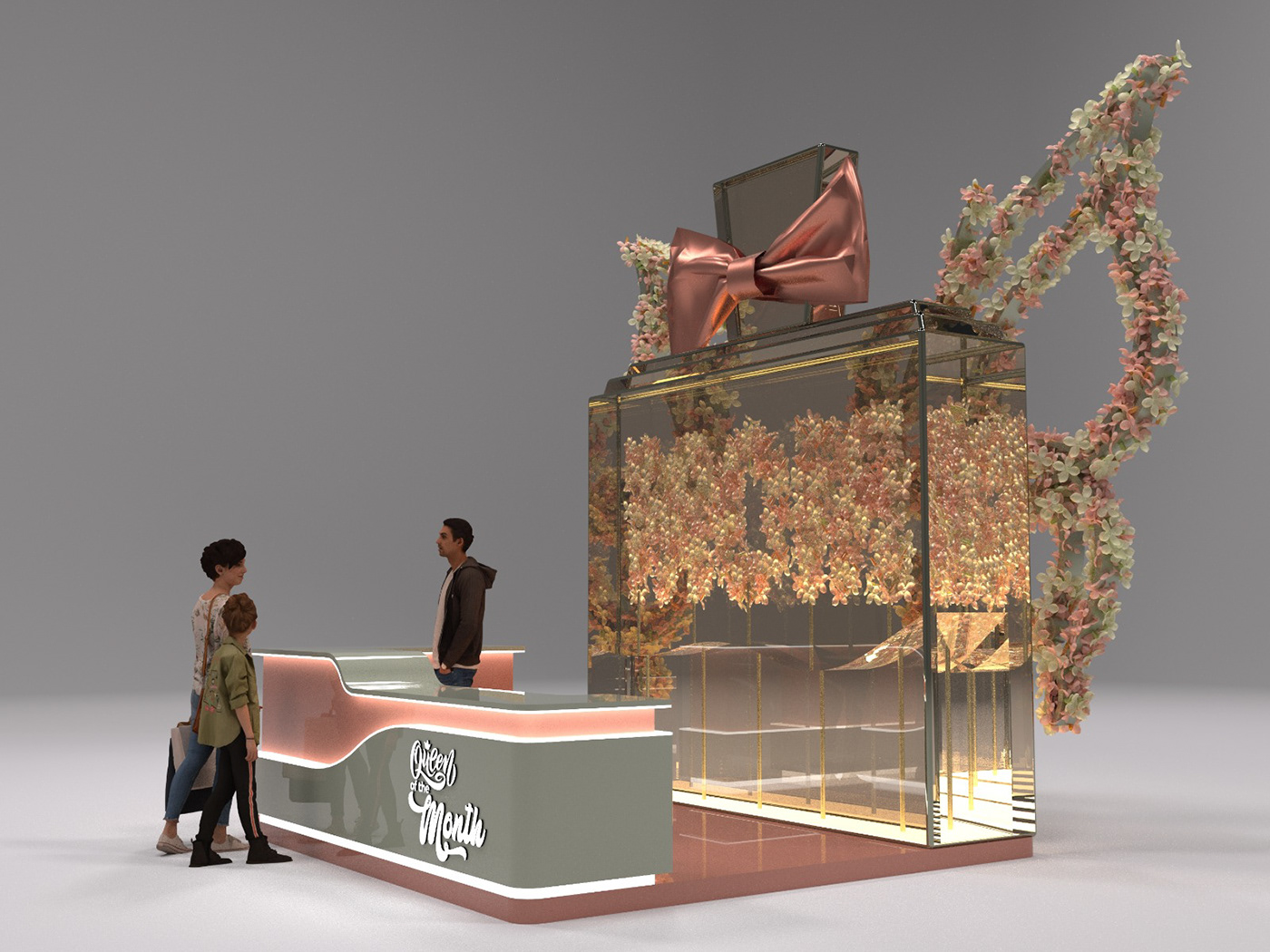 3D 3d modeling 3ds max booth booth design corona design Exhibition  Render