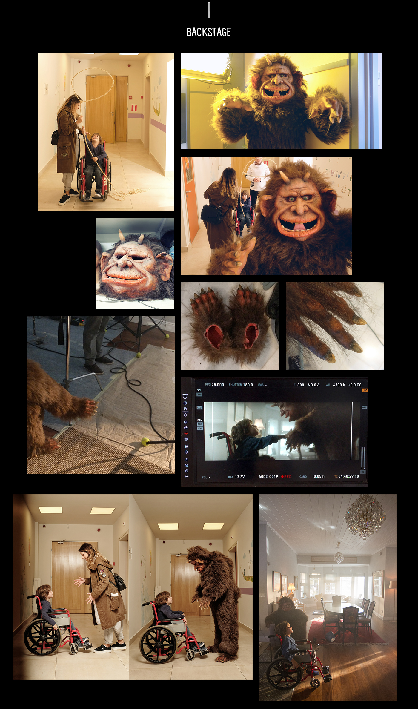 boogeyman elepap bravekids NGO movie specialeffects maskdesign creative illustration monster Physical Disabilities