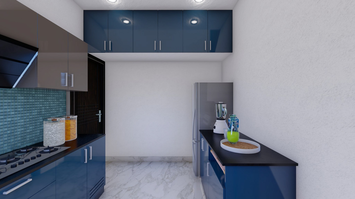 kitchen interior design  architecture Render 3D modern visualization Interior houseinterior kitcheninterior