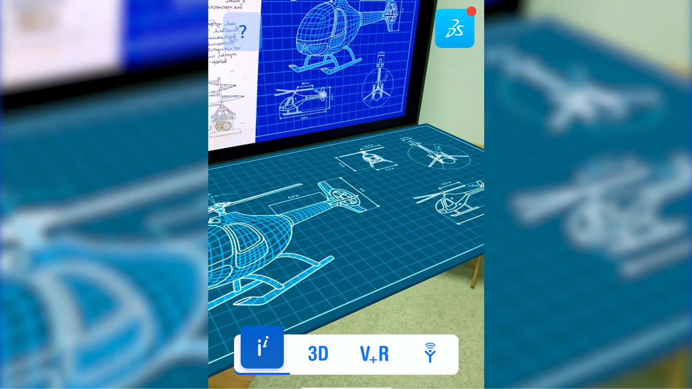 3D app design AR augmented reality mobile Mobile app UI/UX user interface