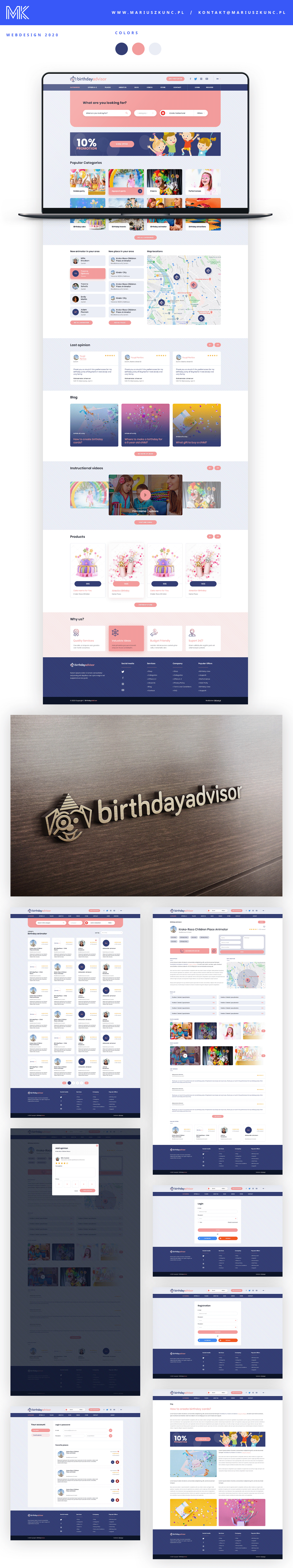 animator Birthday branding  design dog logodesign uidesign Webdesign Website
