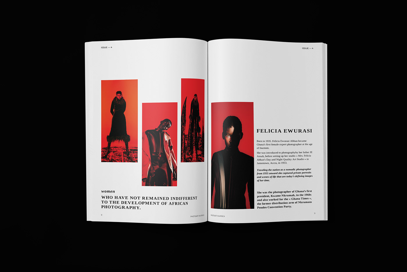 Advertising  africa brochure design editorial design  graphic design  magazine models Photography  photoshoot typography  
