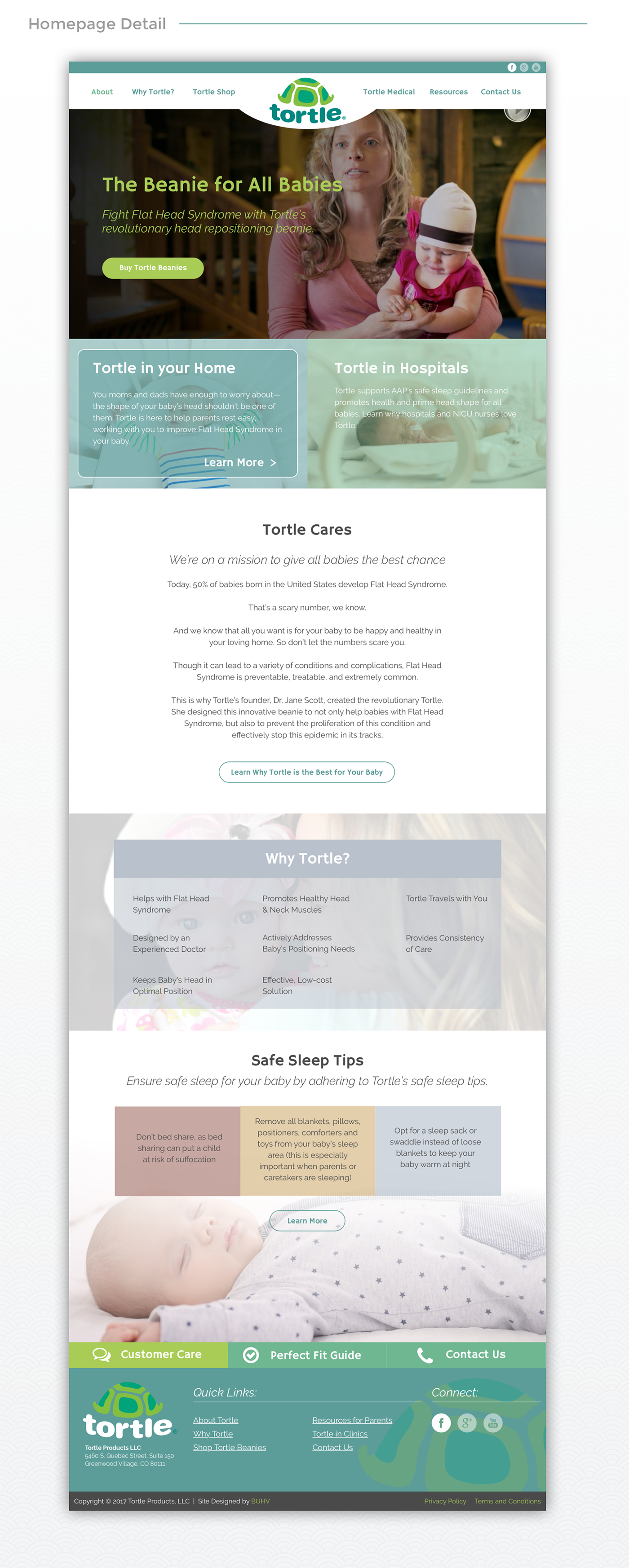 Website homepage redesign UI/UX clean Responsive