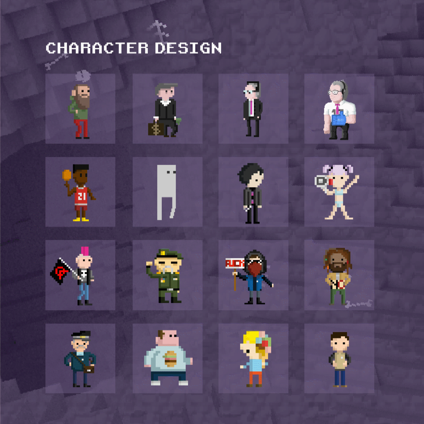 42DPI Character design  concept environment game design  ok Pixel art Platform video game inspire