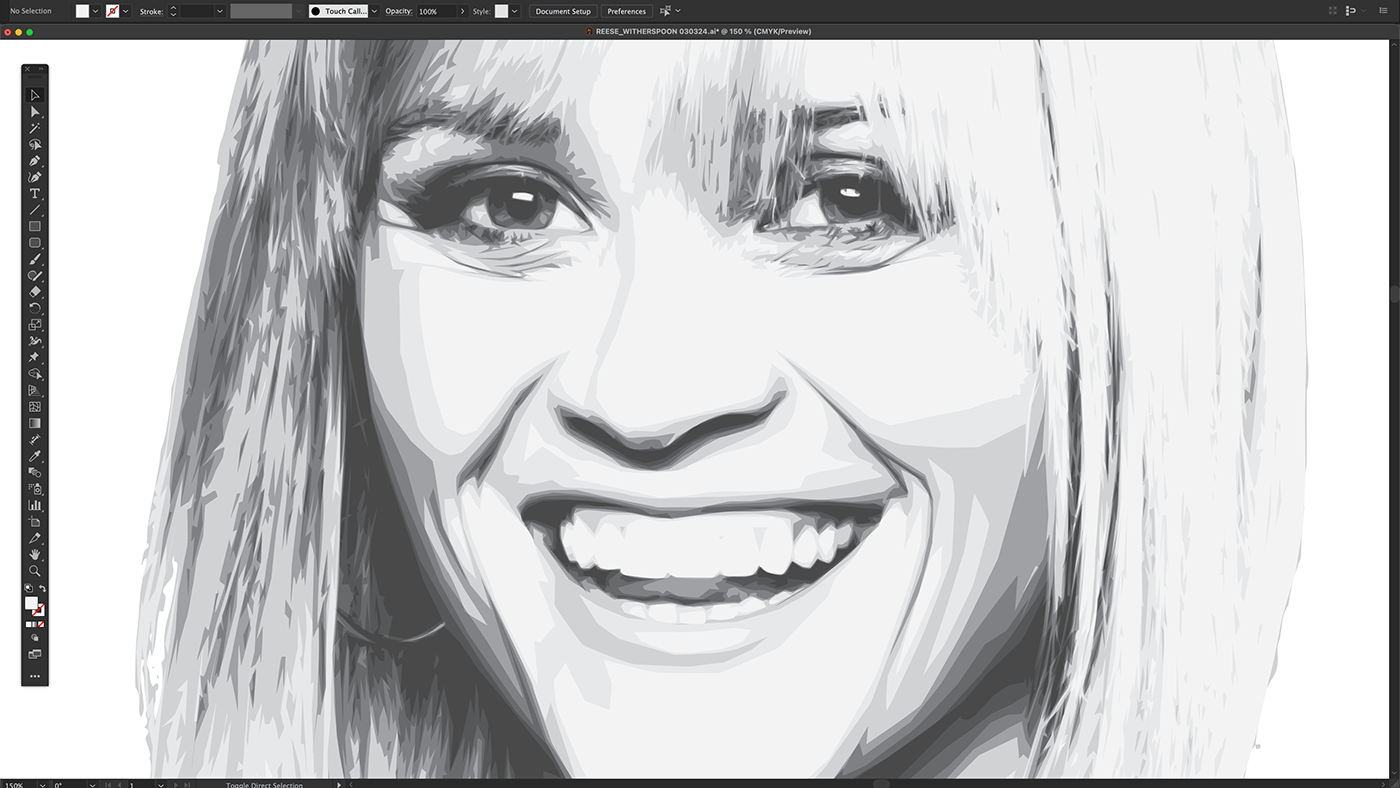 vector adobe illustrator reese witherspoon