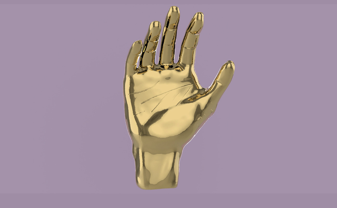 hand 3D 3D object 3d hand Maya Zbrush Pixologic Sculpt hand sculpt design