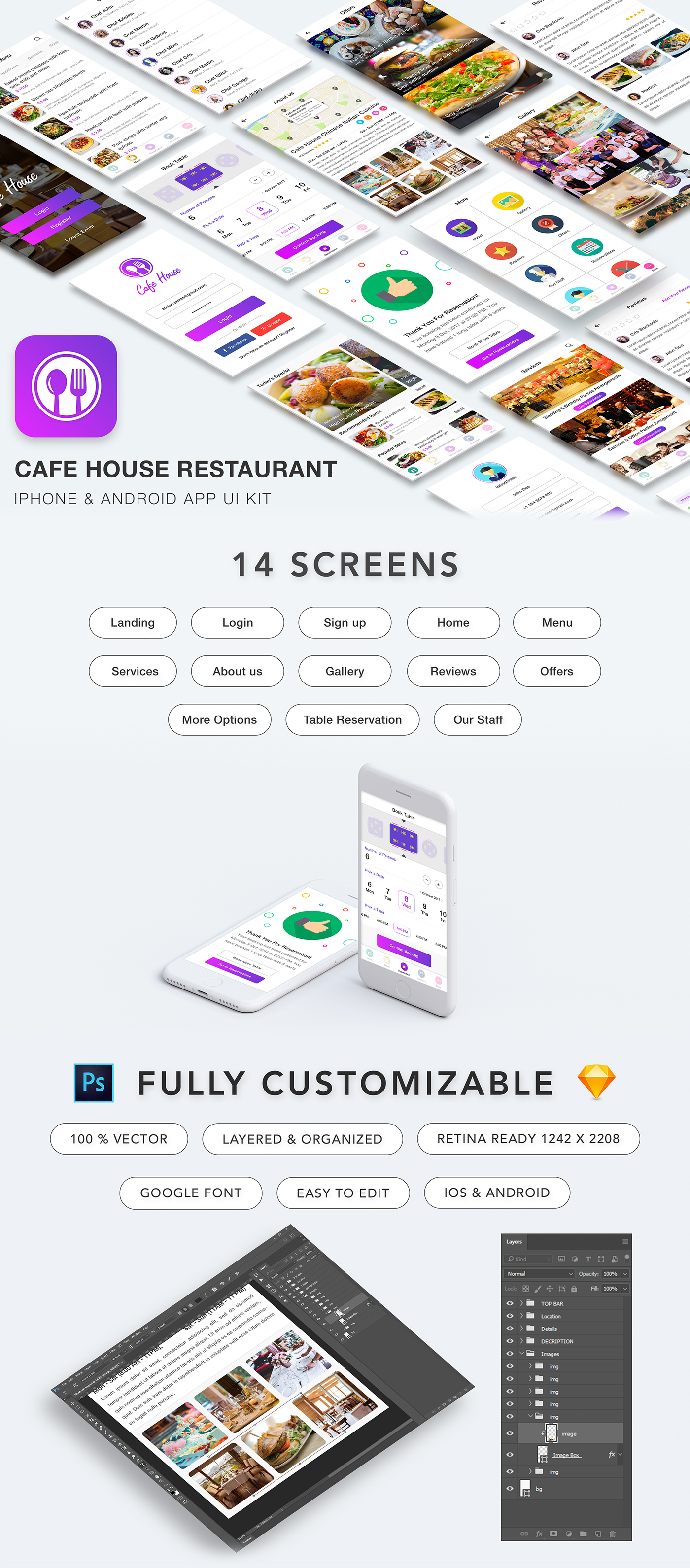 restaurant app cafe reservation Booking dining dinner wedding Birthday party