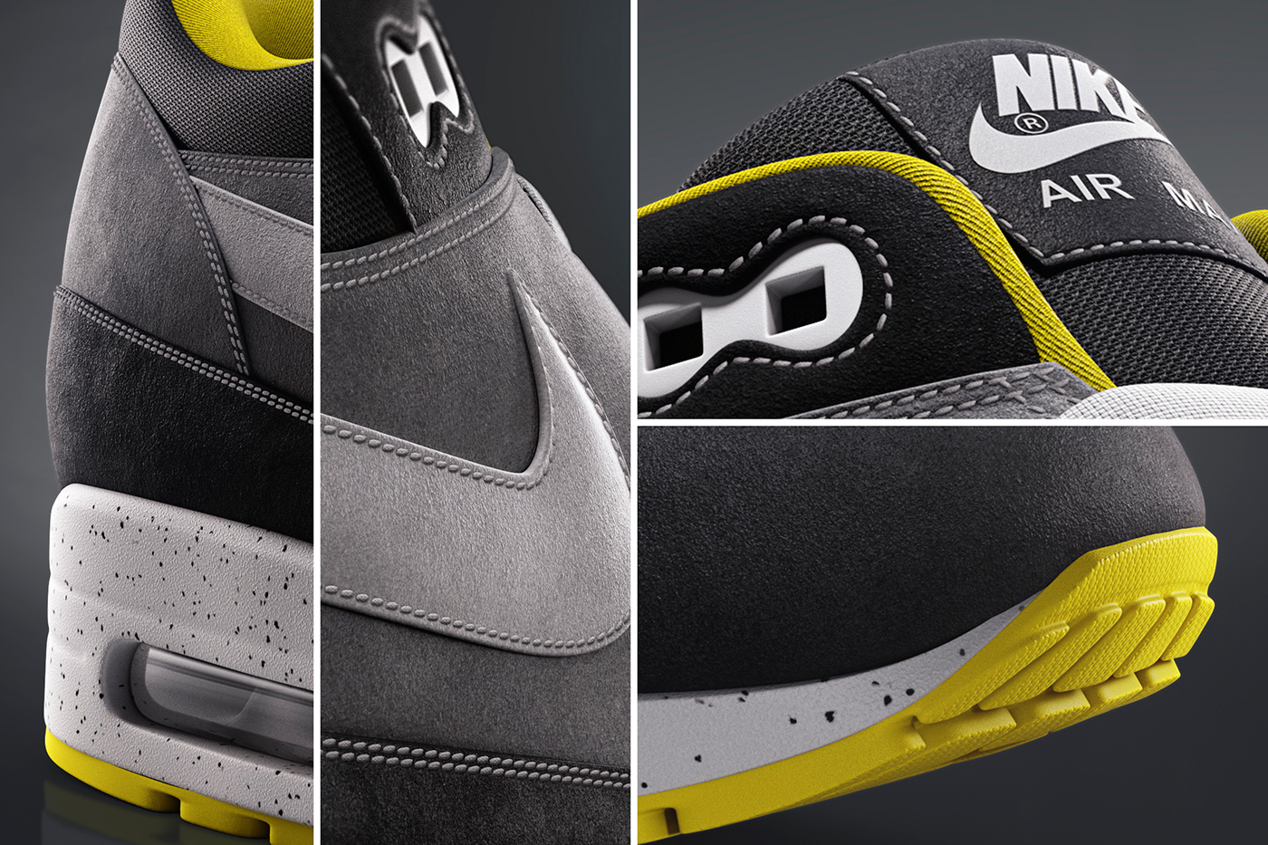 3D shoes Nike CGI design