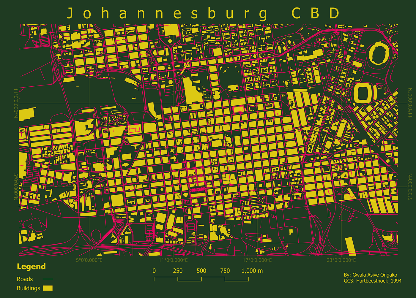 johannesburg GIS cartography Mapping southafrica Gauteng