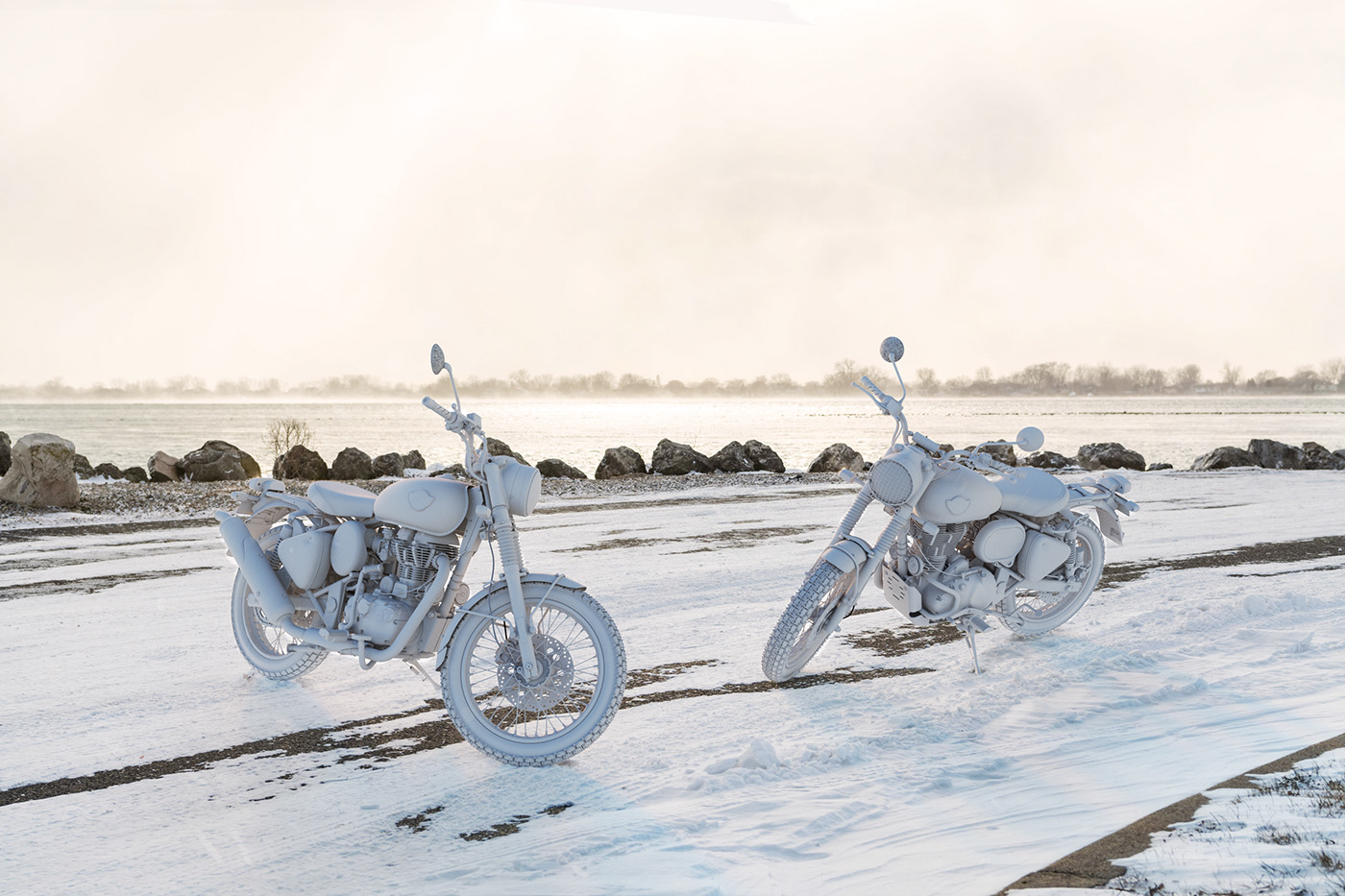 CGI automotive   royal enfield 3D Render full cgi Autodesk chaos group vray motorbike