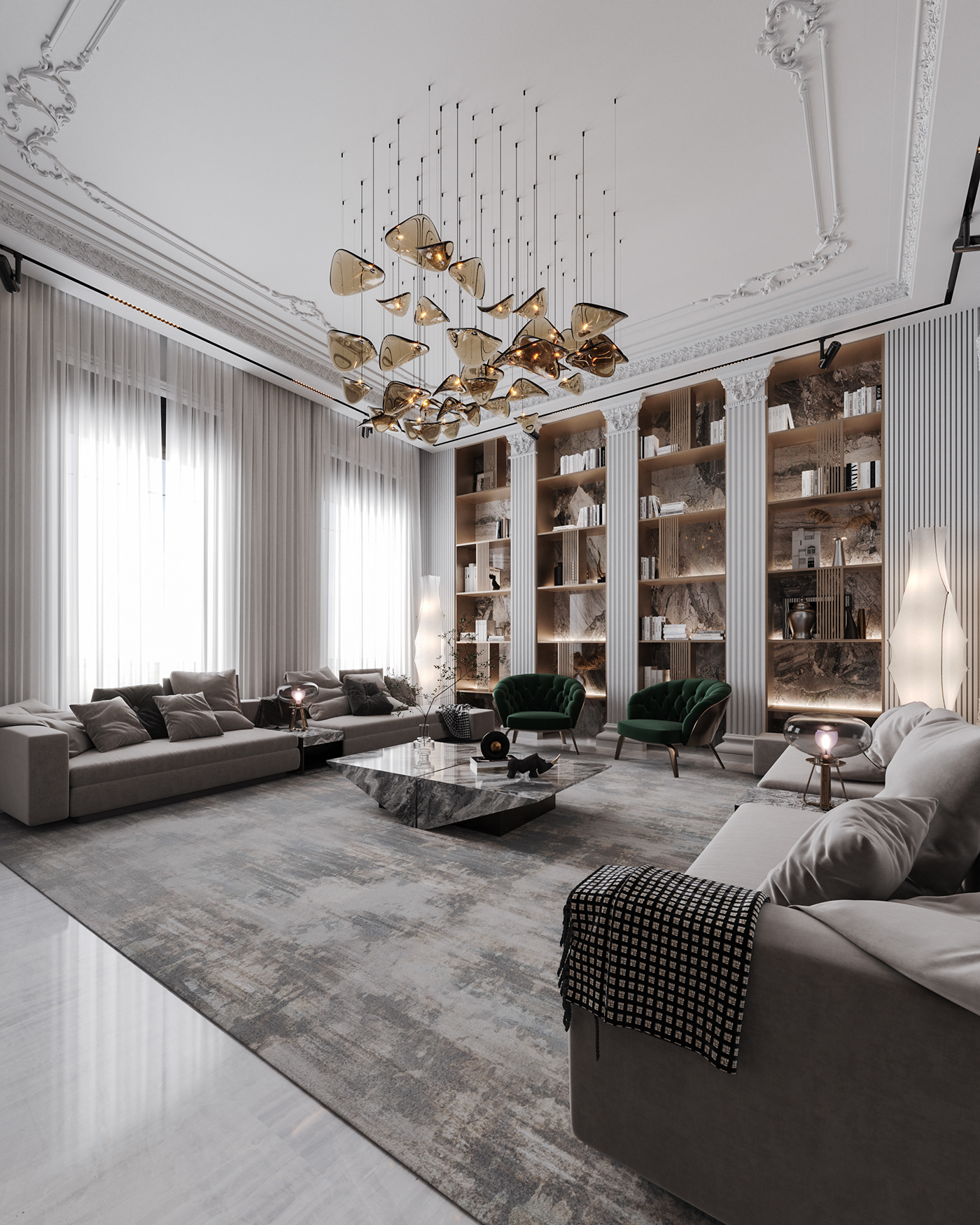 architecture Classic corona design immersive Interior luxury Unique art