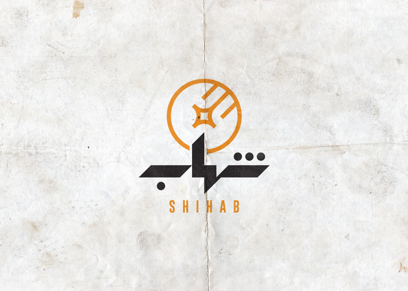 Arab arabic brand creative identity meteor shihab stationary typographic typography  