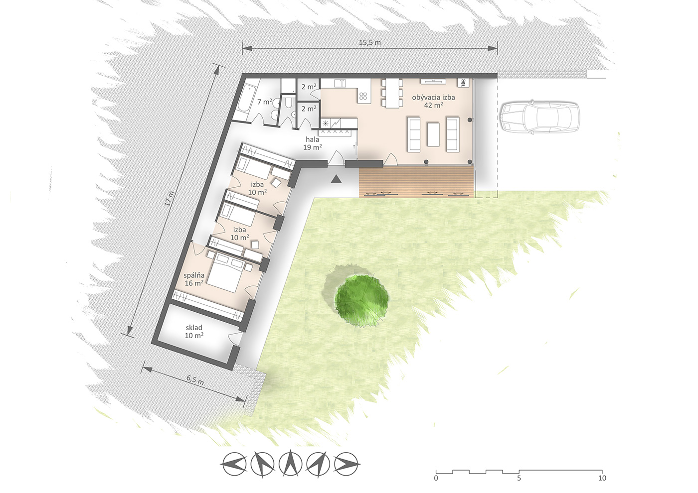 Green Roof Landscape earth sheltered house ecohouse krtkodom Luxus