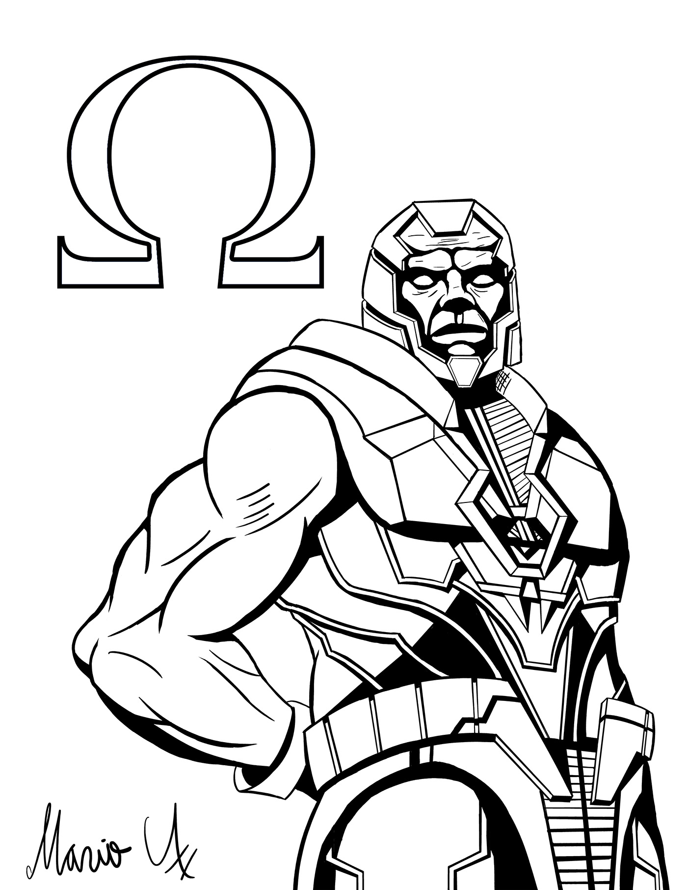 Dc Comics Injustice 2 Darkseid Netherrealms studios Omega new gods apokolips super villain Tyrant dictator