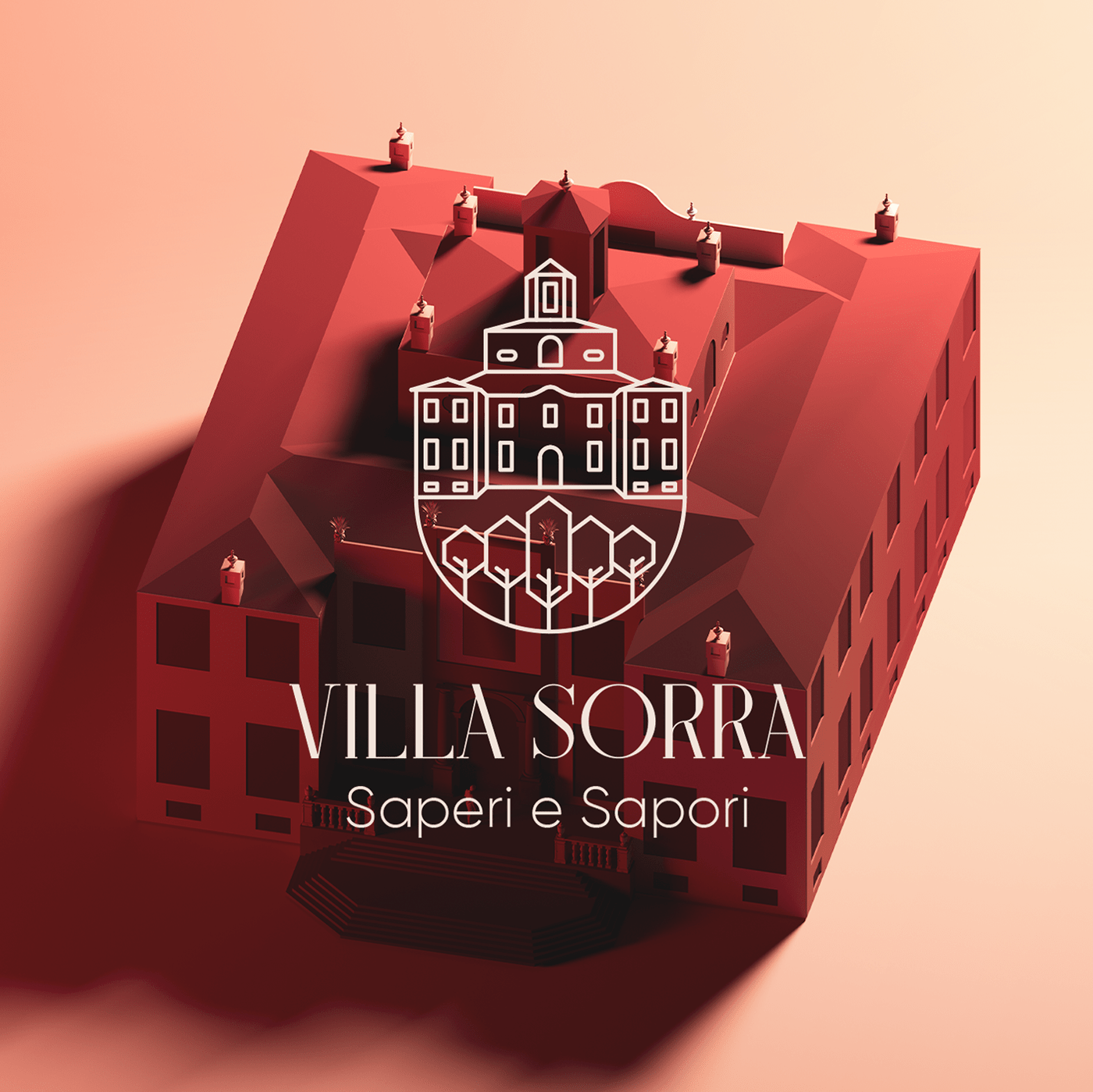 academy architecture cultural Italy logo luxury mousa sorra Villa wine