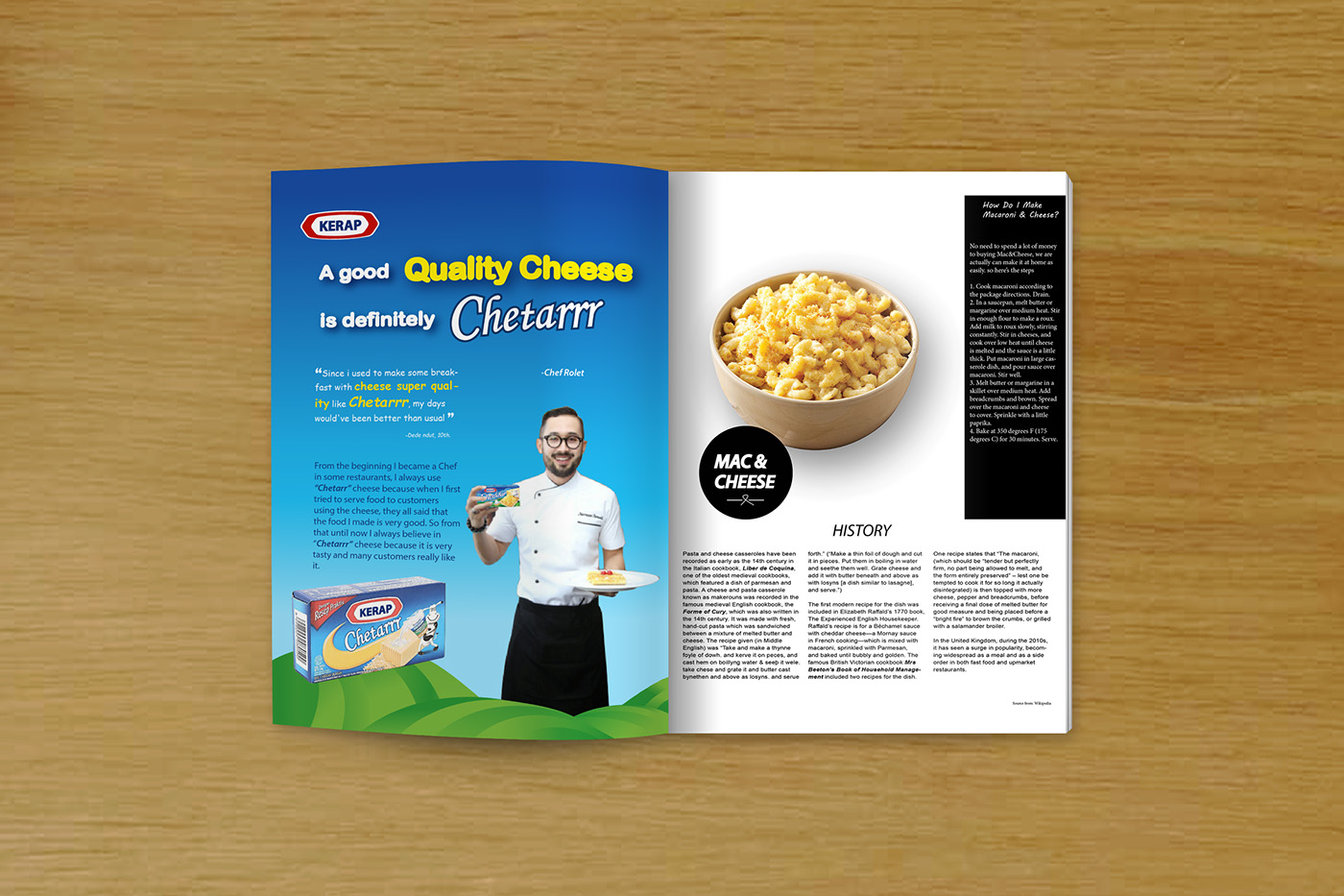magazine mock ups Food  foodies Culinary