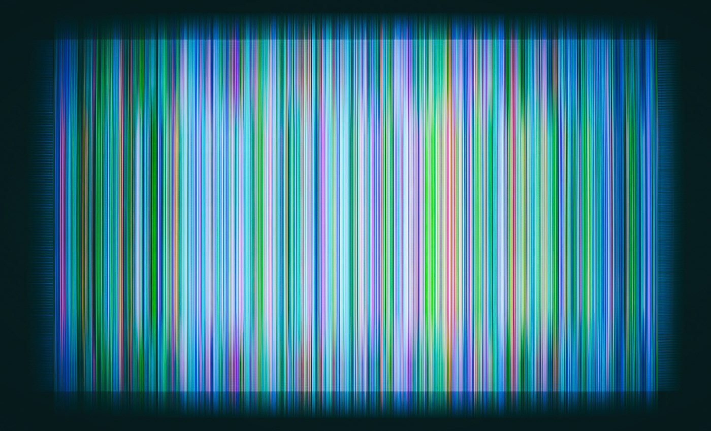 barcode creative lines colours stripes tv damaged