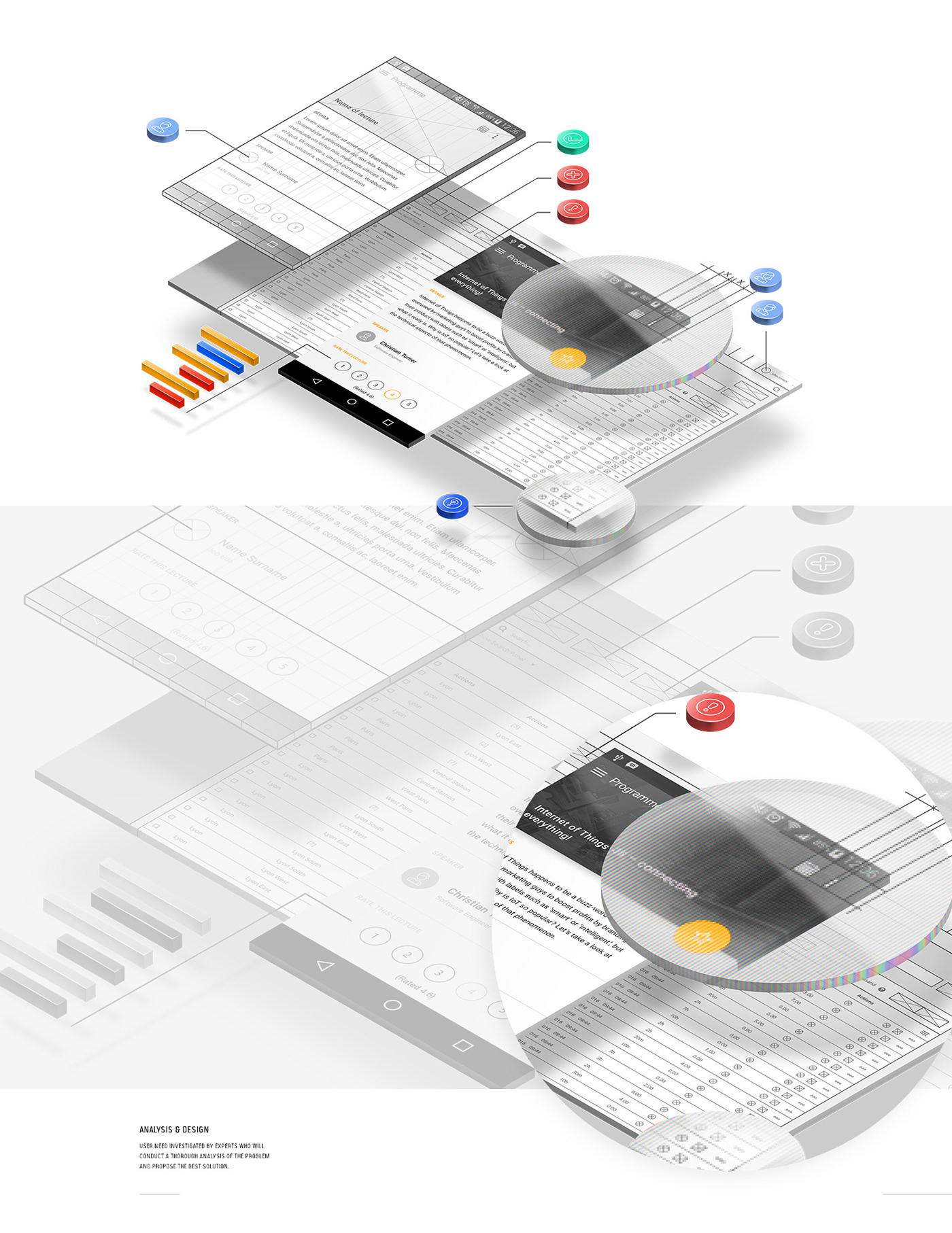 graphic ILLUSTRATION  Isometric Keyvisual Render 3D model design