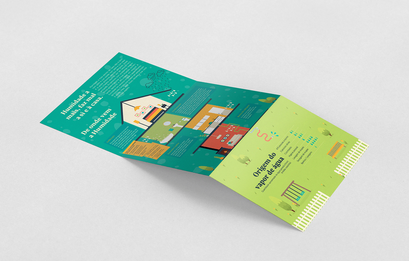 brochure house floors House management humidity leaflet trifold x-ray house water water vapor accumulation
