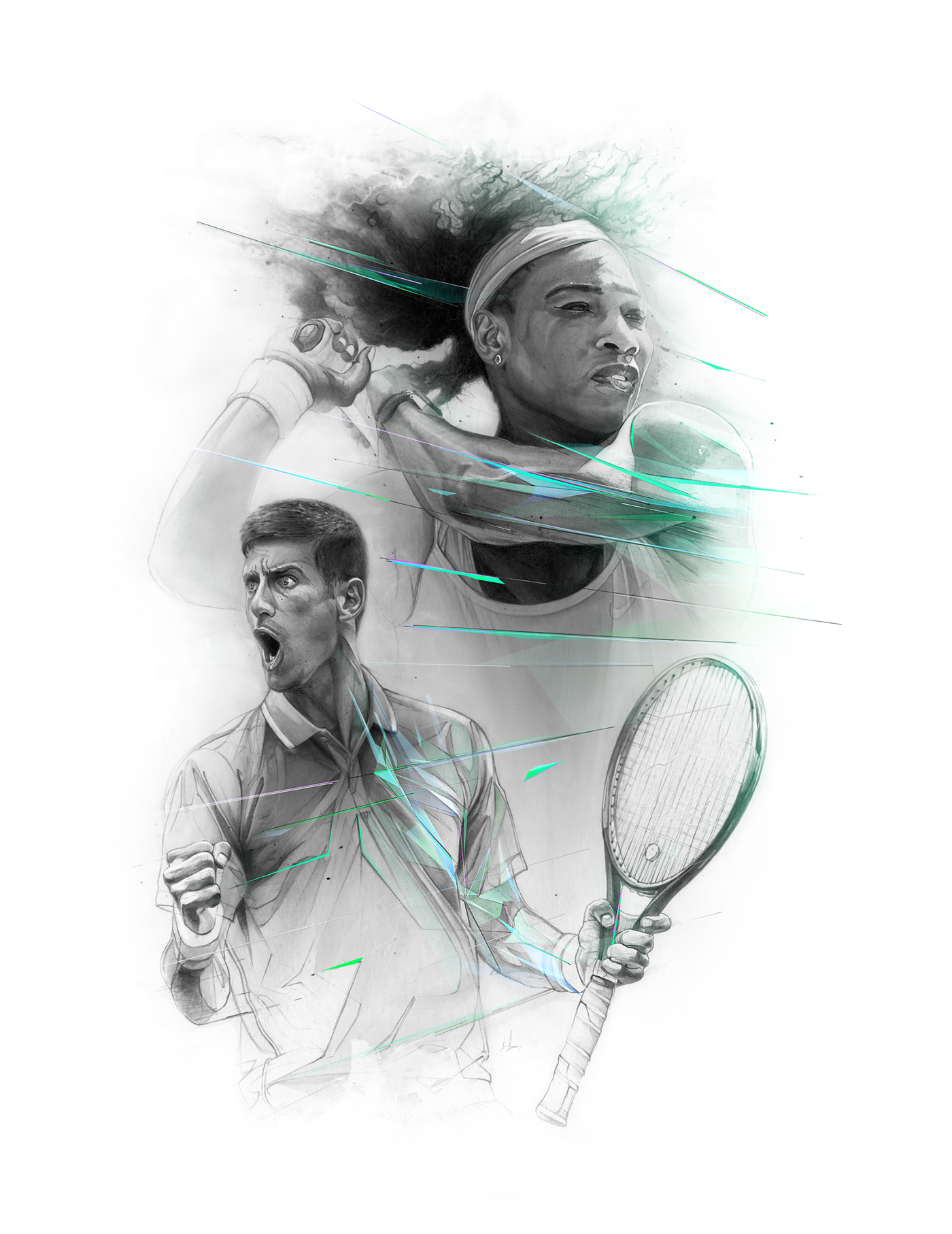 USopen tennis ESPN Nike SerenaWilliams Novak Djokovic djokovic