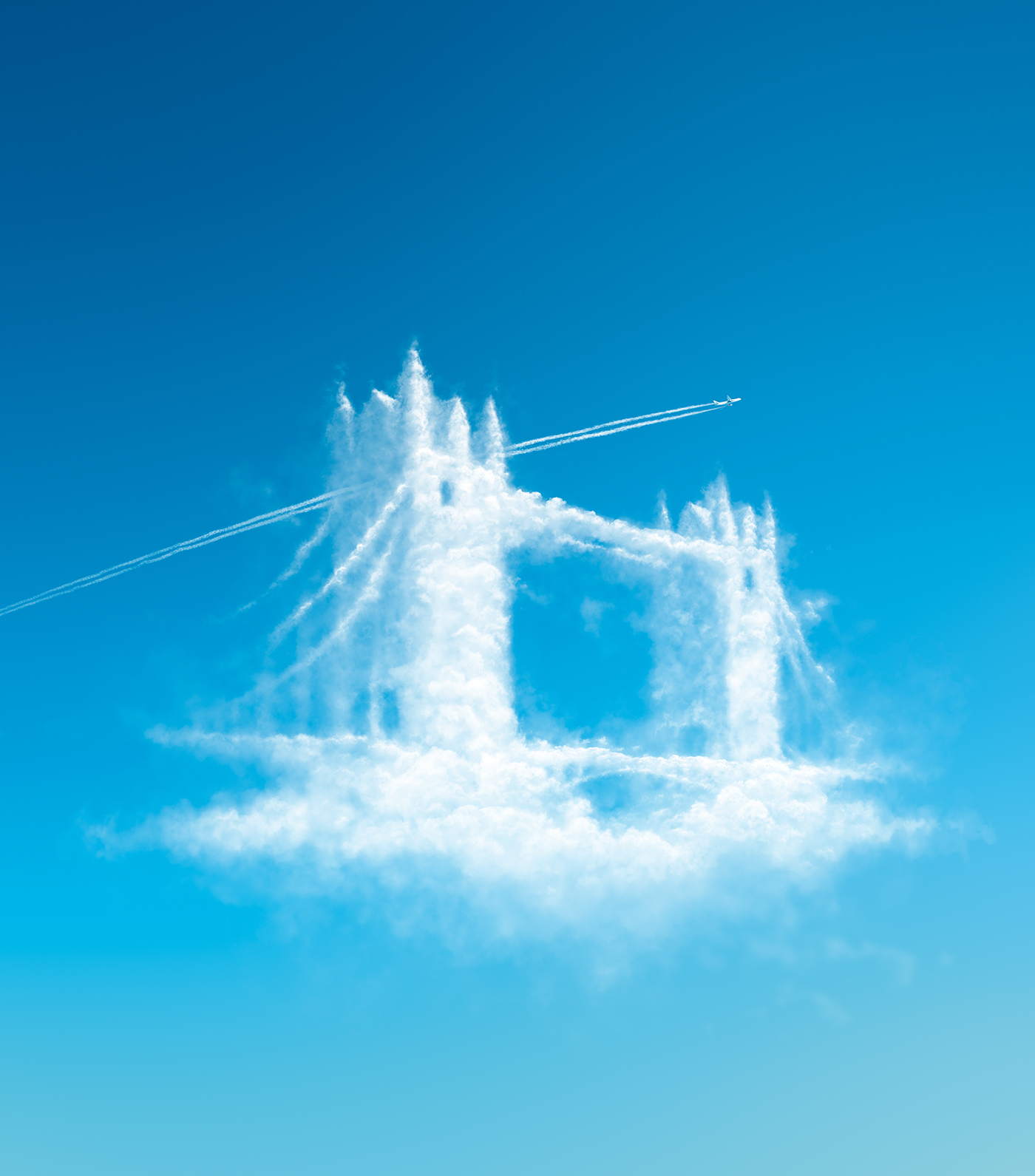 Post Prod modo rendering DDB airport CGI clouds SKY air flight Airbus toulouse Blagnac