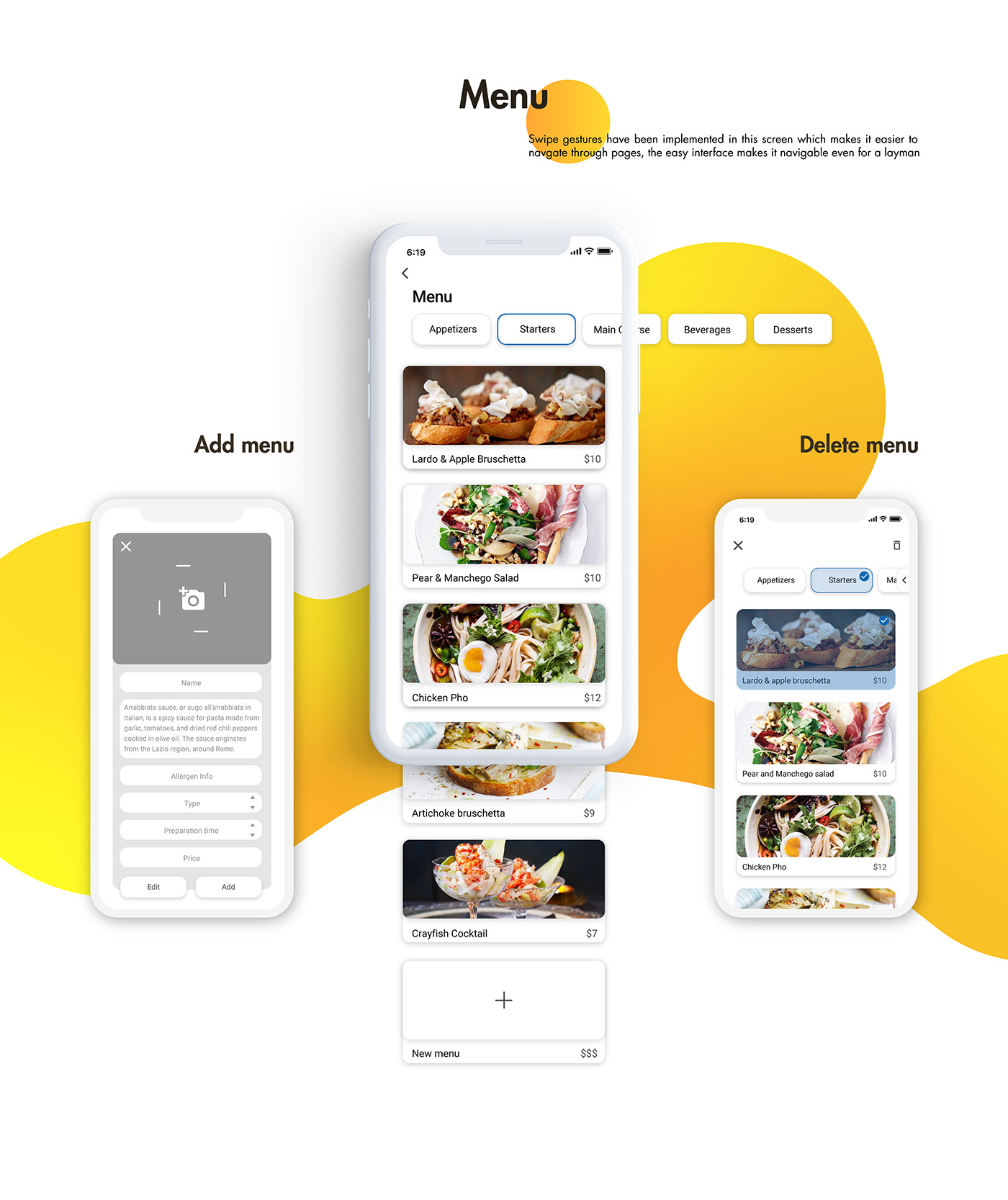 UI/UX product design  interactive design Interaction design  graphic design  Product innovation restaurant management business
