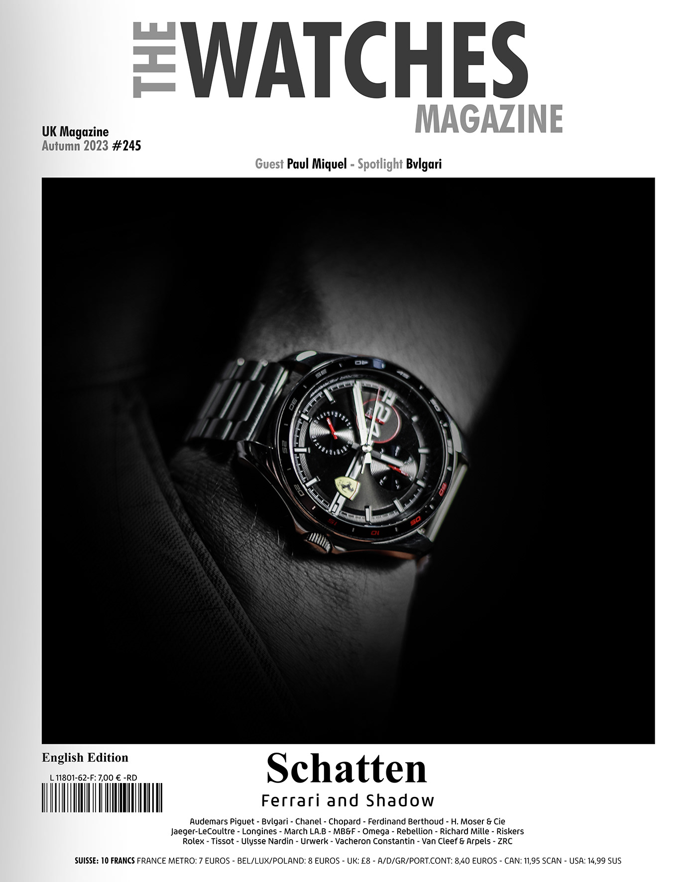 watch time magazine Logo Design brand identity