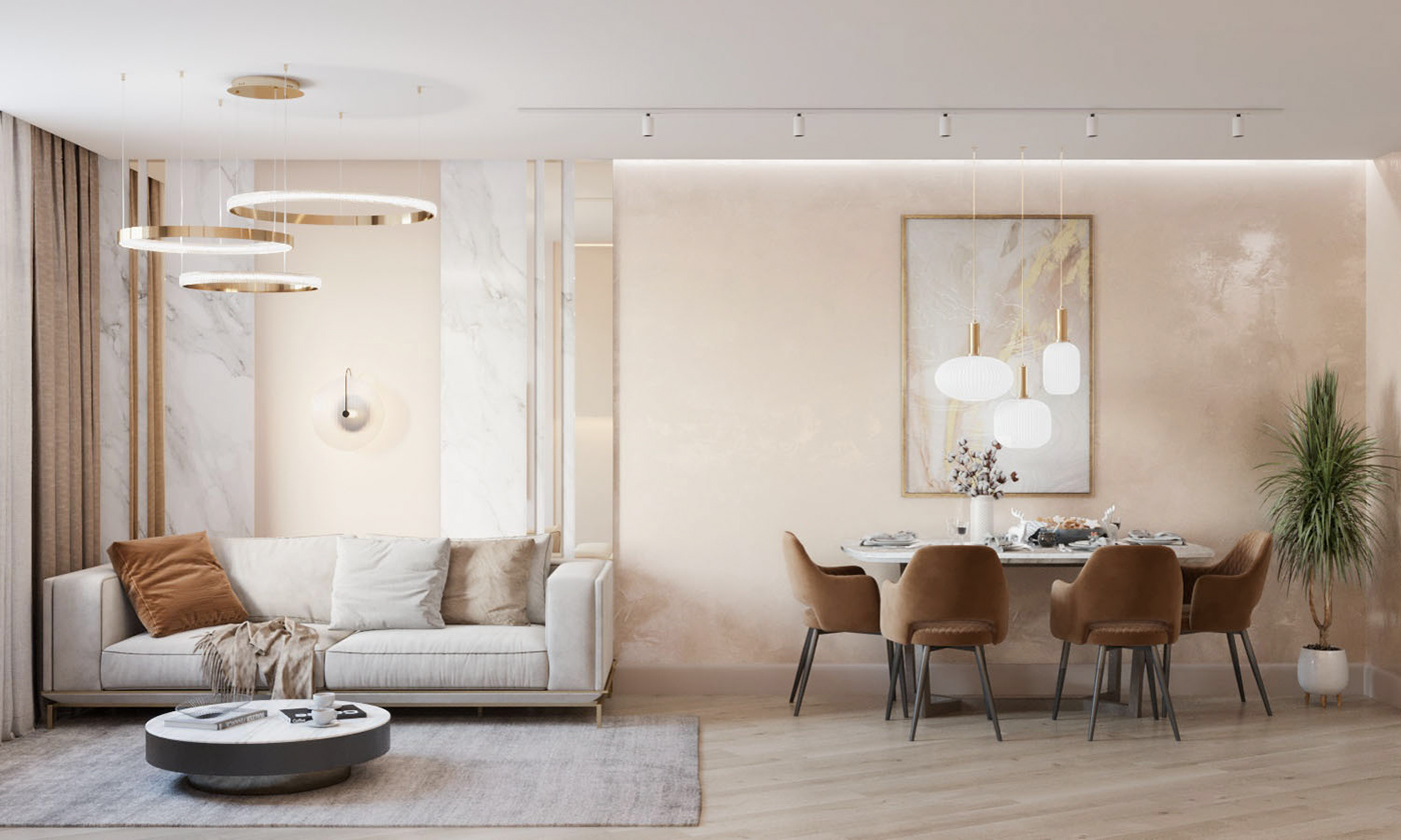 3D 3ds max archviz CGI corona Interior interior design  kitchen Render visualization