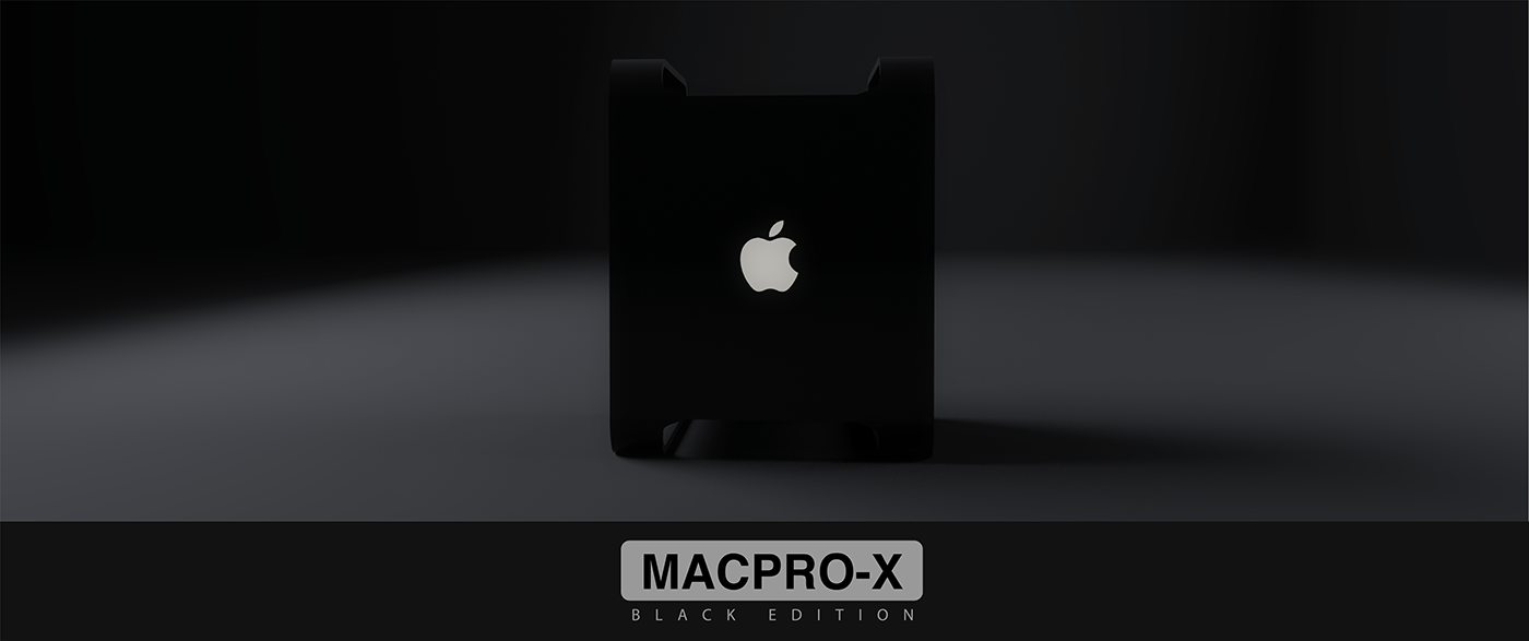 mac macpro apple Macintosh design new 3D rebranding branding 