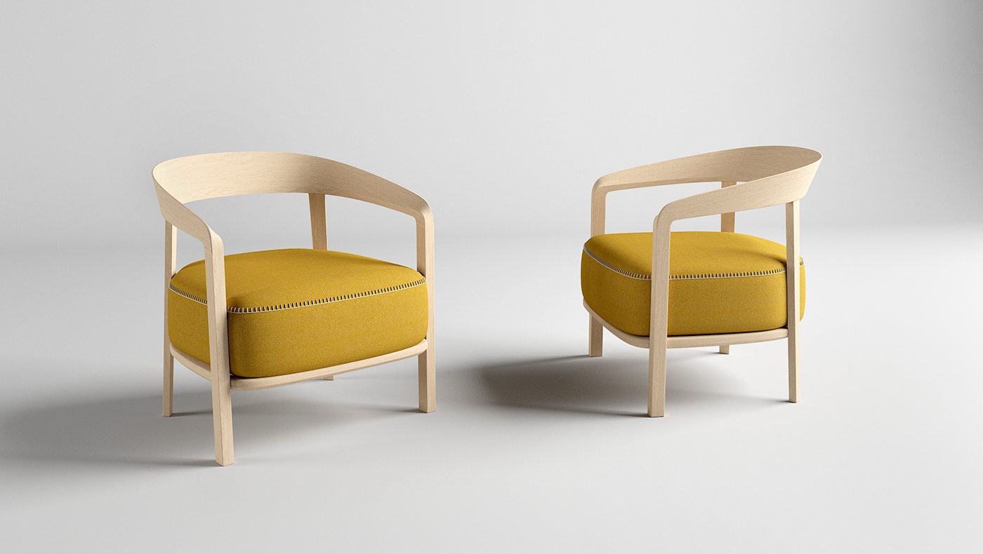 chair armchair furniture sofa wood upholstery ash oak cushion wooden