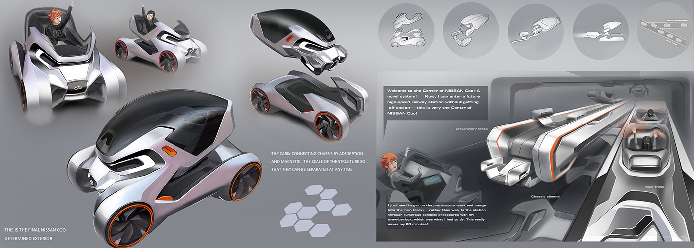 cardesign CG concept conceptcar\ Conceptdesign designwork futuredesign Nissan Urban vihicledesign