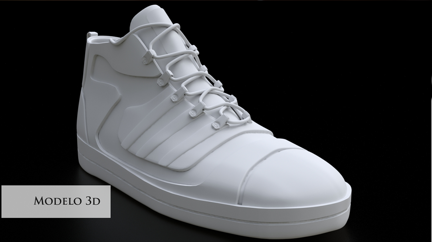 adidas star wars shoe design Sneaker Design design stormtrooper Finn 3D footwear design