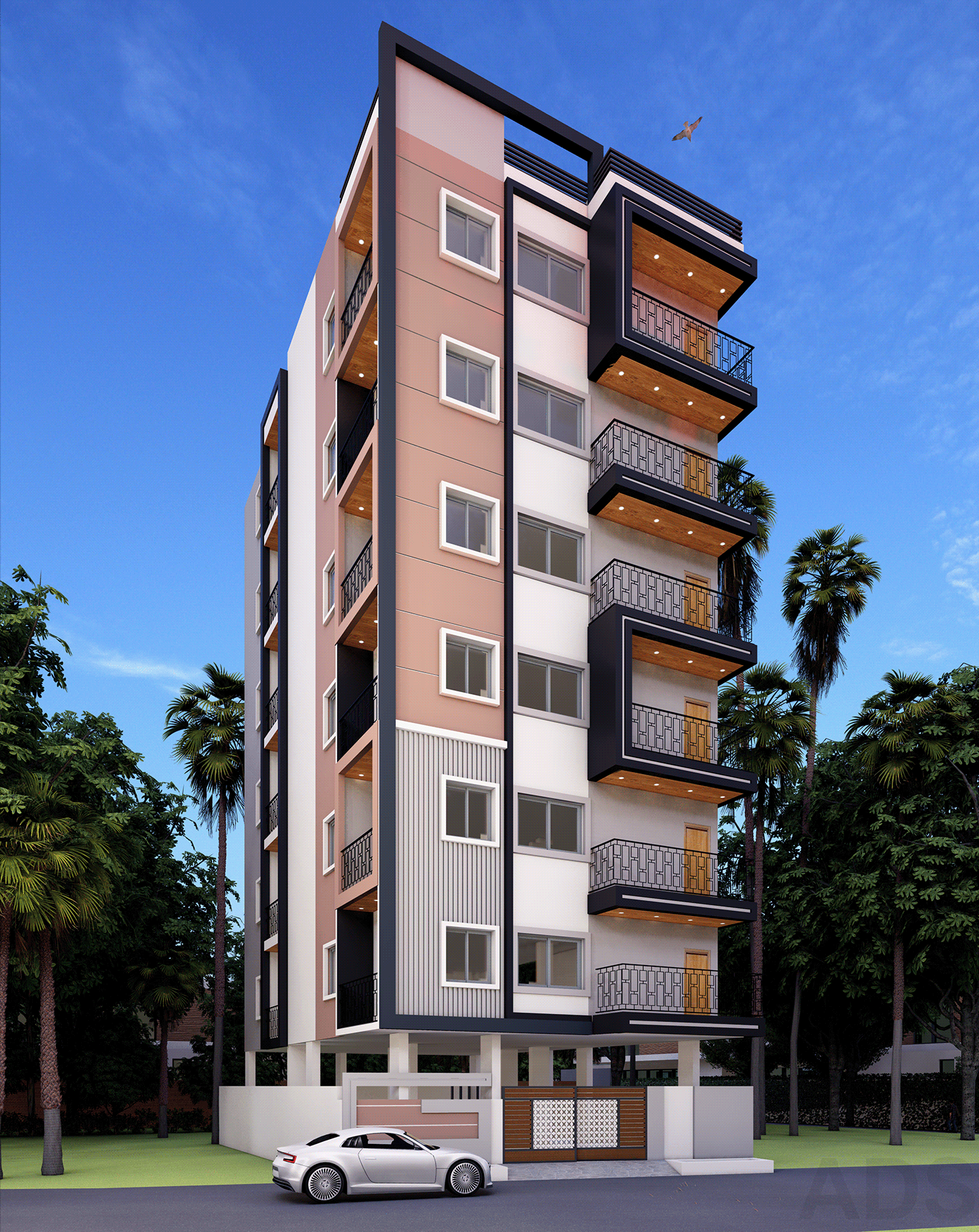 ads Elevation exterior architecture Render visualization 3D lumion design ABDUL DESIGN STUDIO