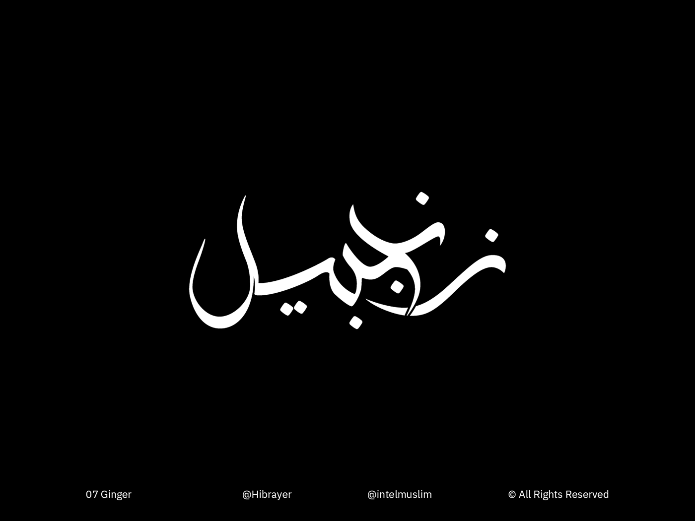 arabic Calligraphy   font geometry hibrayer lettering Script type typography  