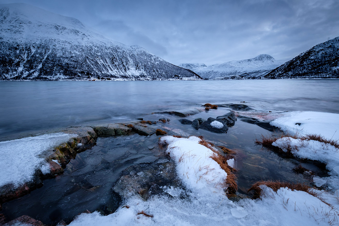 Пейдж Норвегии зима