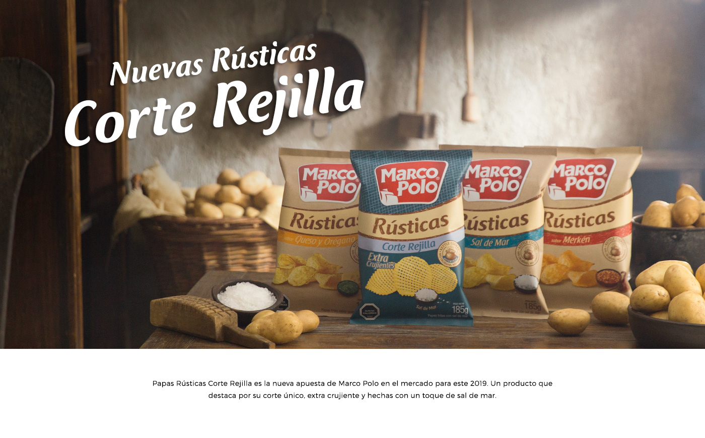 marco polo Corte Rejilla papas Food  comida rustica Rustico Marcopolista