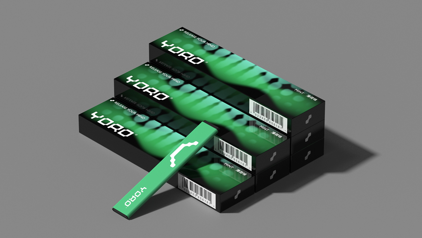 brand design e-cigarette logo Packaging smoke VI 包装 品牌 电子烟