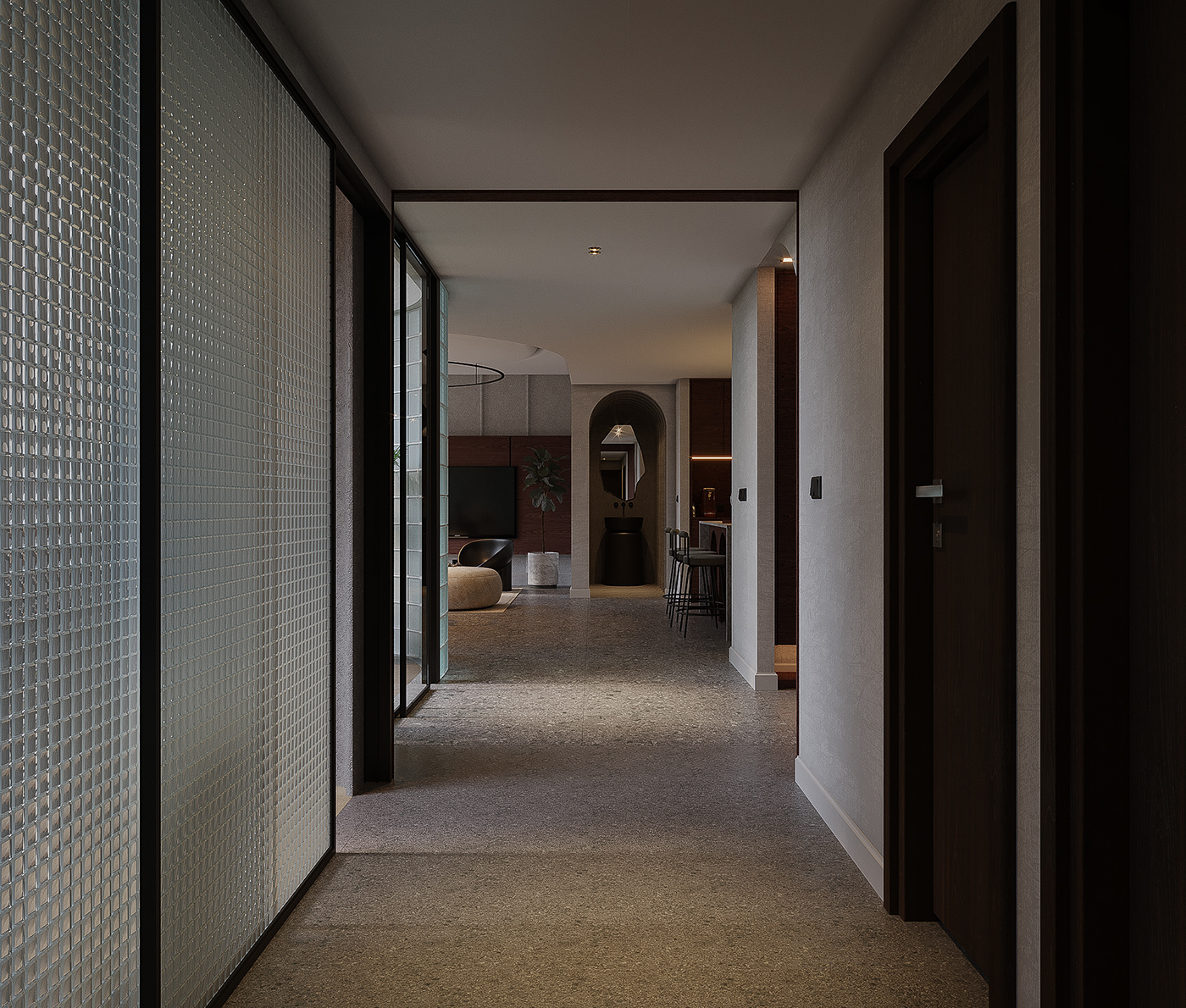 3D 3ds max apartment design home Interior taiwan wabi Wabi Sabi Wabisabi