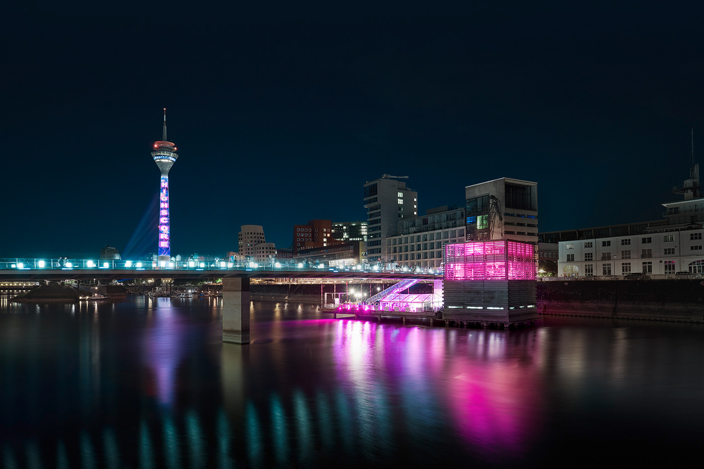 projection mapping interactive Telekom projection cologne Düsseldorf