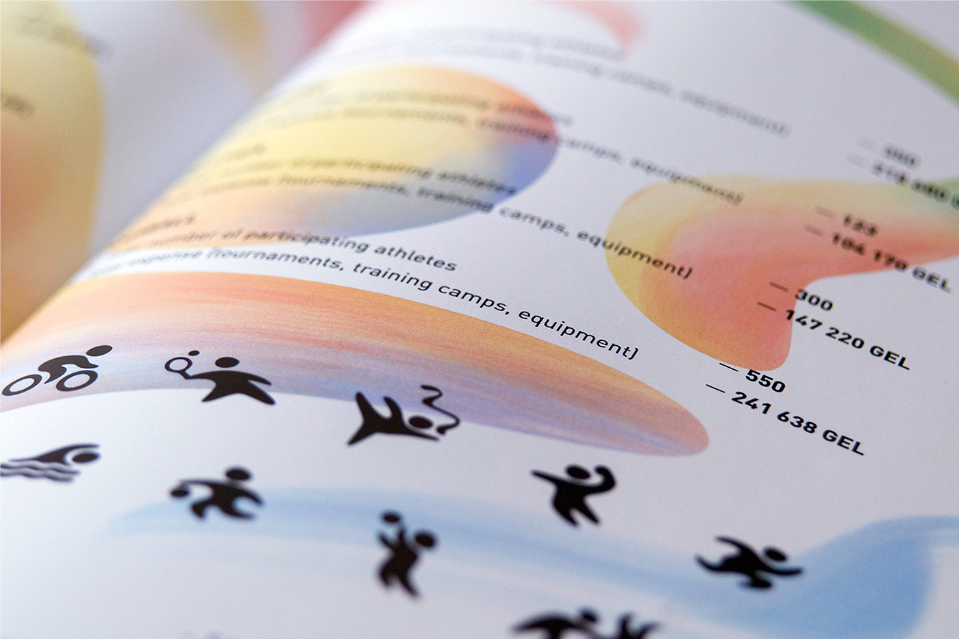 brochure tbilisi graphic design print Catalogue olympic festival Van Sage
