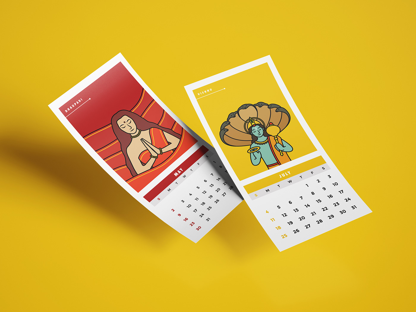 2021-hindu-calendar-on-behance