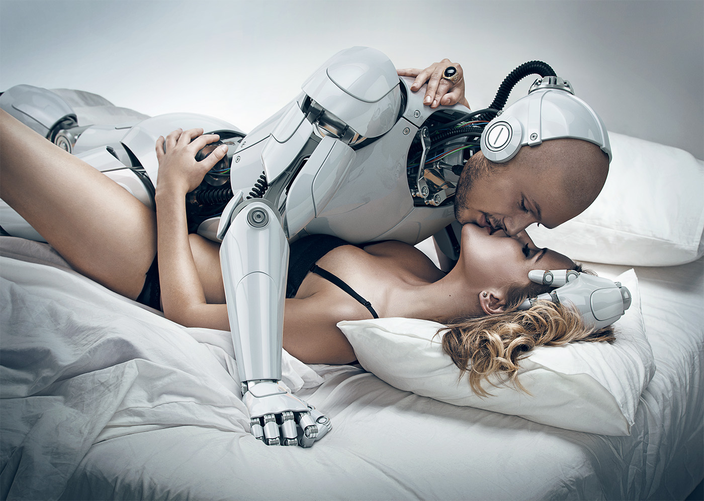 Adobe Portfolio future Love Cyborg woman 3D CG CGI cinema4d c4d vray