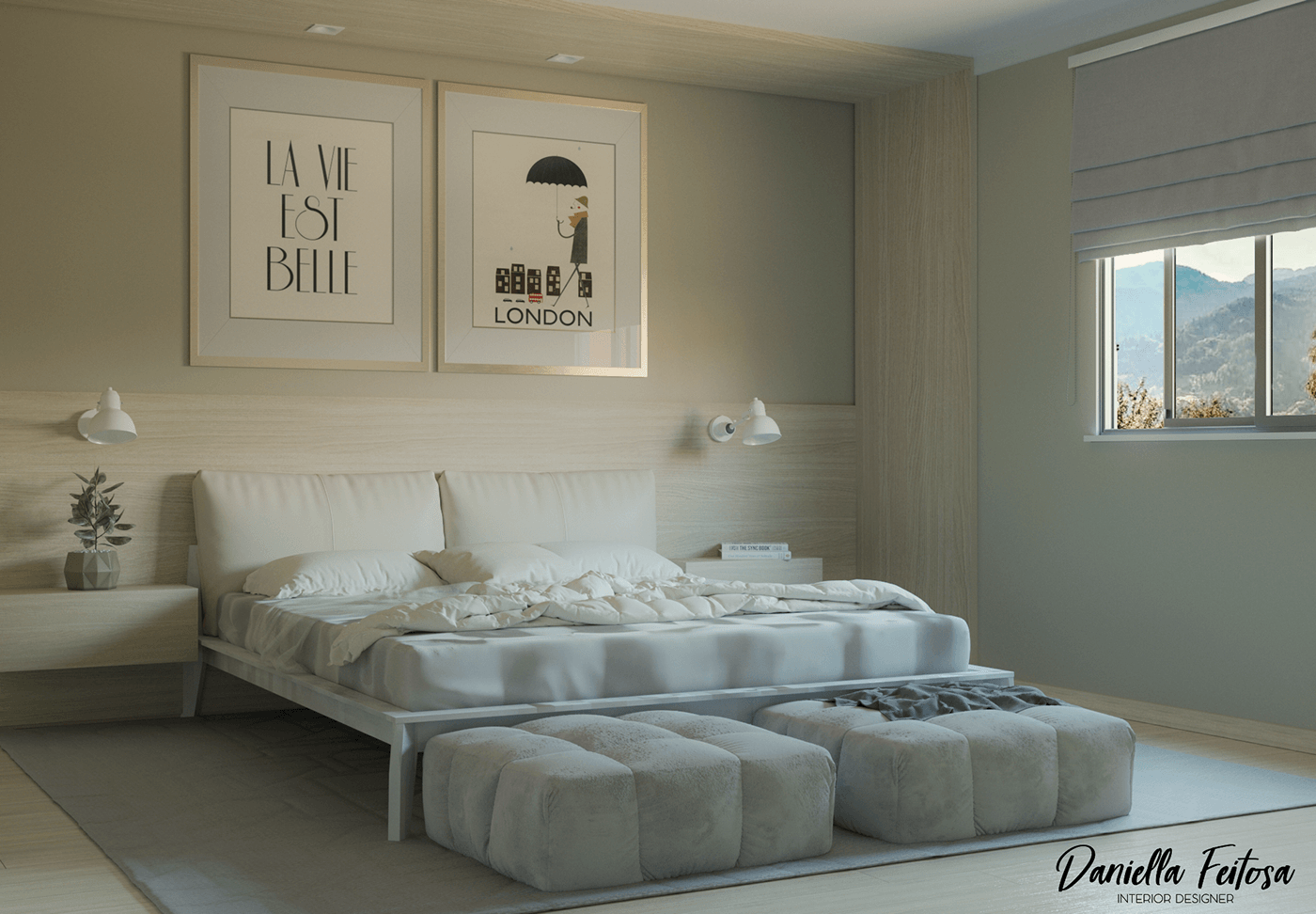 bedroom bedroom design Render interior design  architecture archviz Quarto casal design de interiores ARQUITETURA 3D