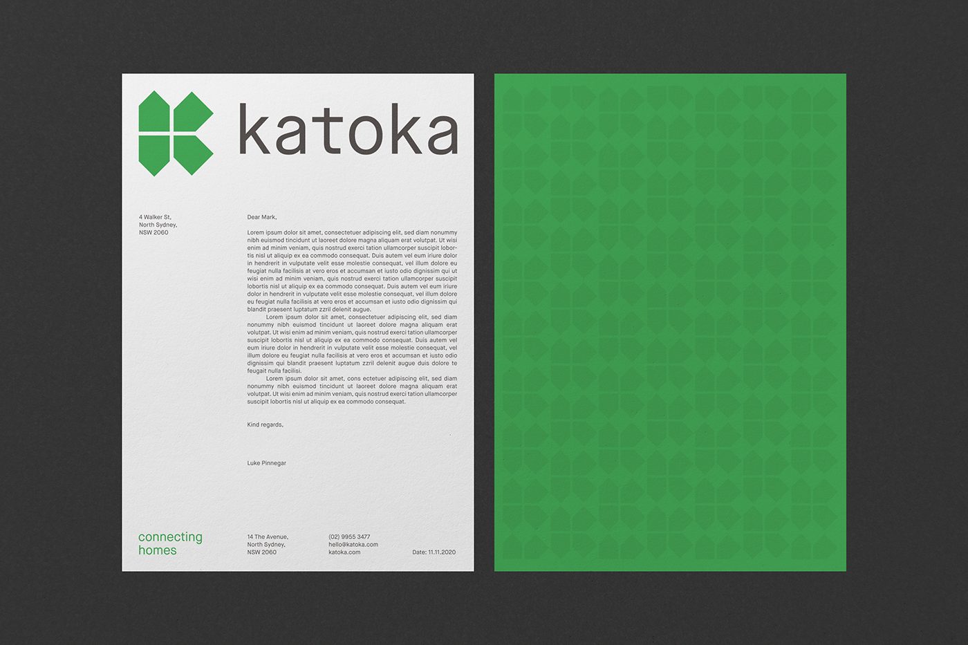 billboard campaign energy Katoka poster Smart Home Technology visual identity branding  logo