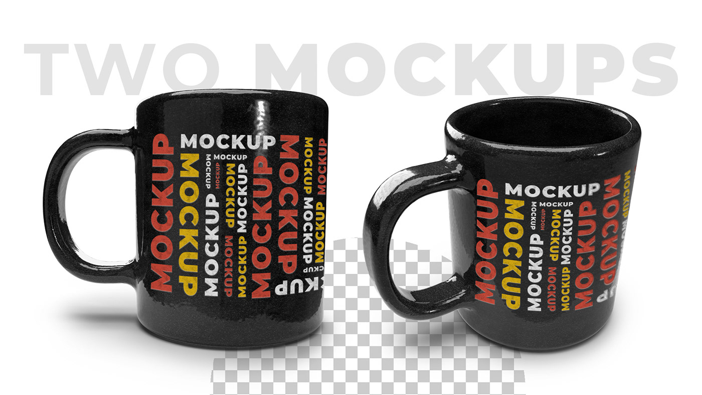 Mockup Render cafe logo Graphic Designer brand identity design 3D painter photoshop