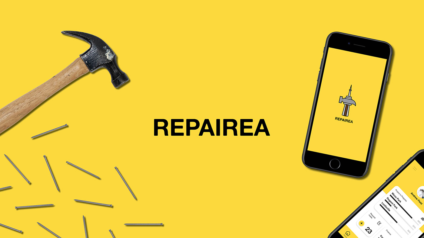 Adobe XD care Repair Repariea share Toronto UI/UX Design user experience user interface