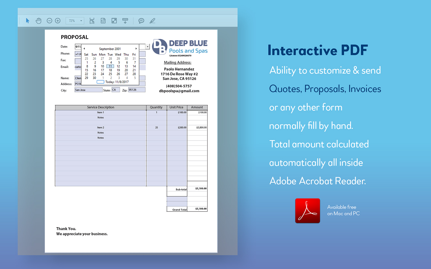 logo business card letterhead invoice branding  print PDF form template Logotype interactive