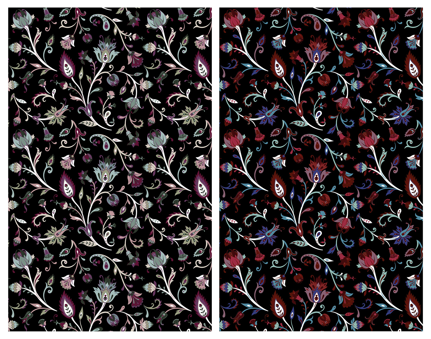 botanical design botanical illustration Botanical Pattern Botanical print Floral design floral pattern floral print Paisley Design paisley pattern paisley print