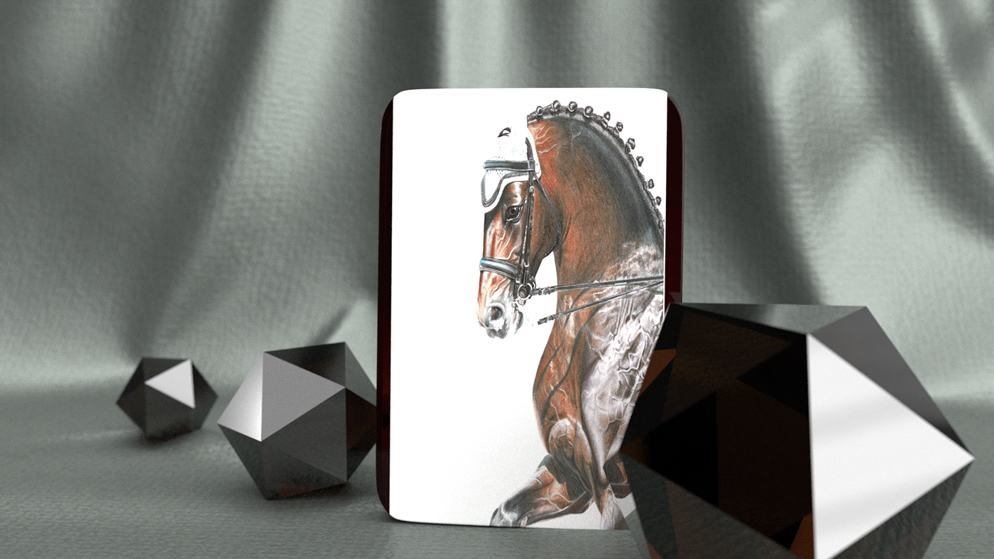 crayons horse horses KON konie rysunek sketch