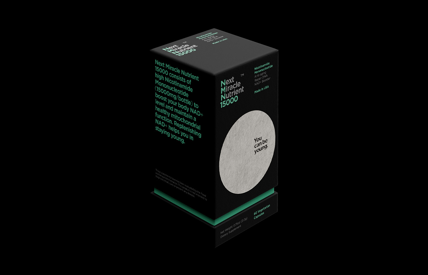 branding  logo nmn Packaging premium supplement